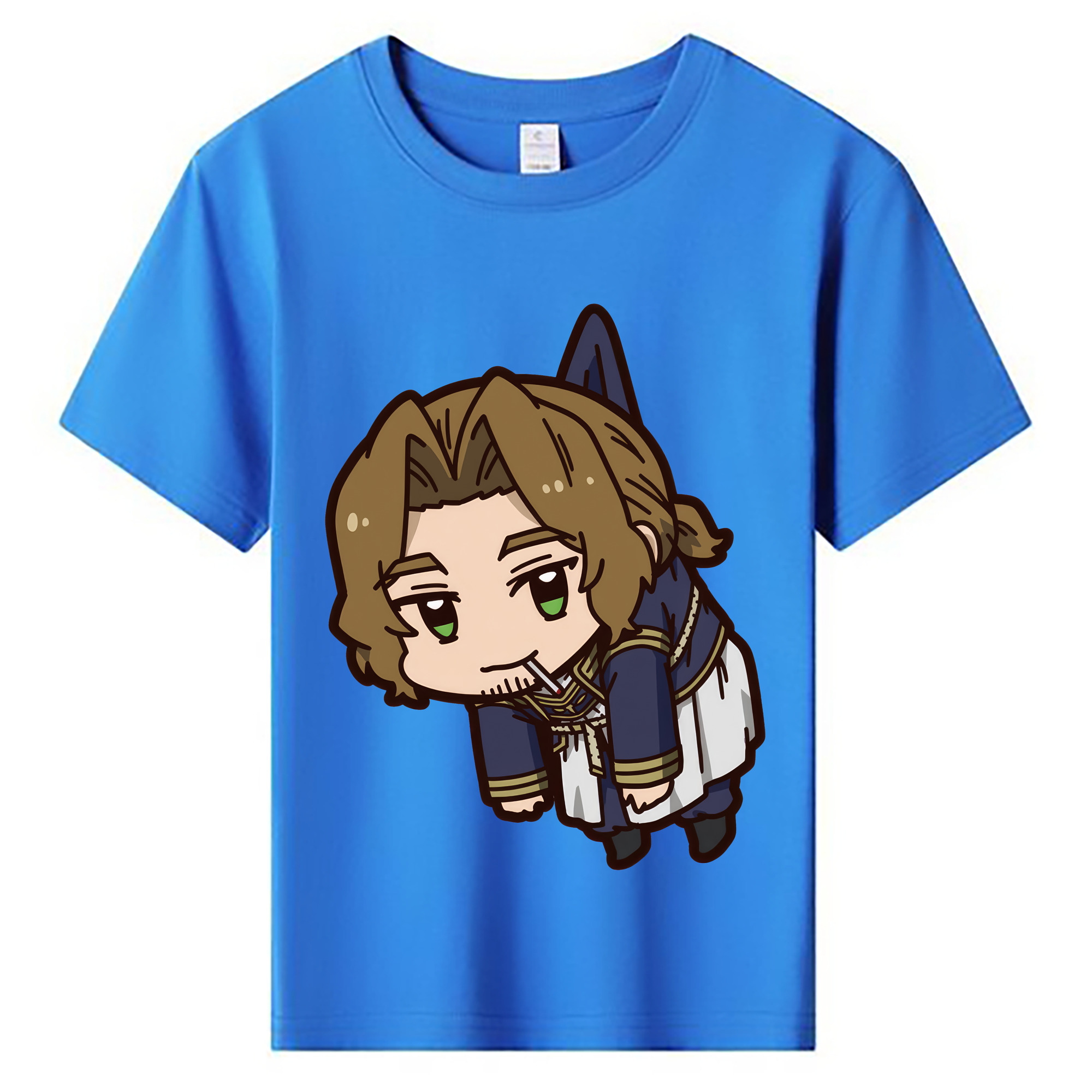（画像用） 葬送のフリーレン Frieren 綿100％キッズTシャツ（フロントプリント）
